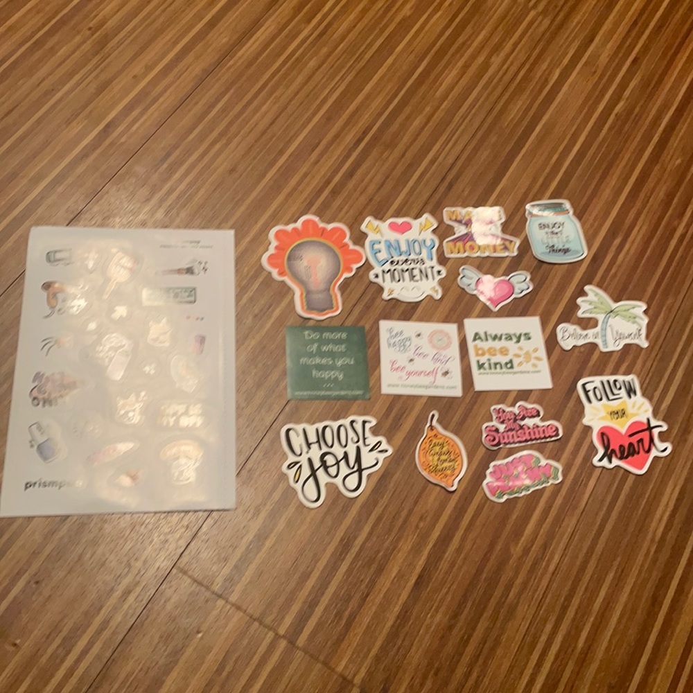 36 NWT inspirational stickers